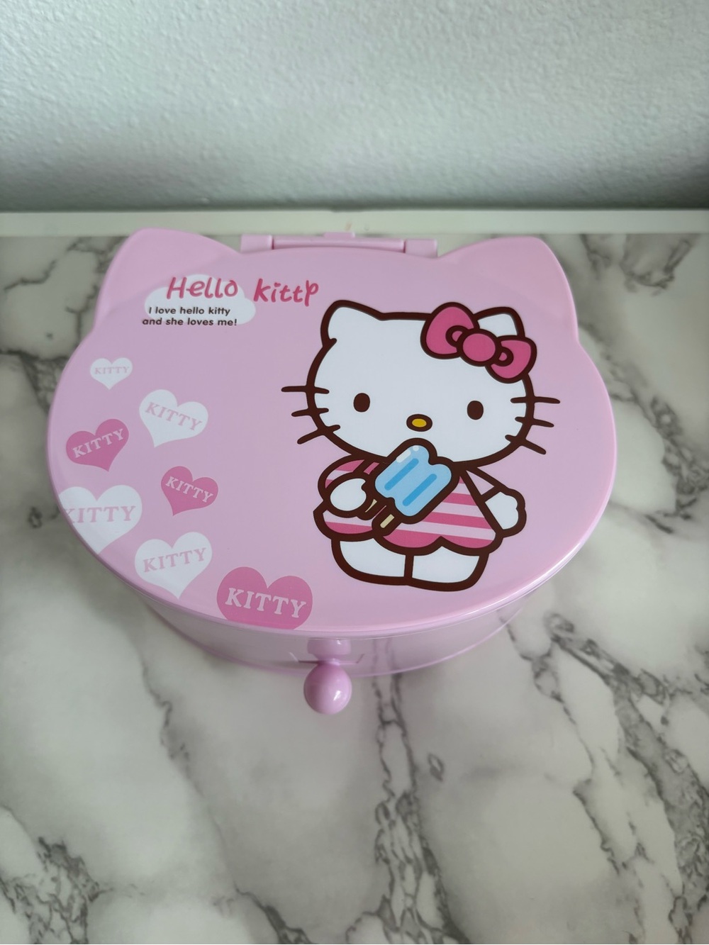 Hello Kitty Pink Organizer Box